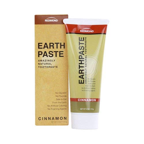 Redmond Earthpaste Cinnamon Amazingly Natural Toothpaste - 4 Ounce, 8 Pack