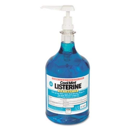 PFIZER CONSUMER HEALTHCARE 524275000 Cool Mint Mouthwash, 1 Gallon Pump