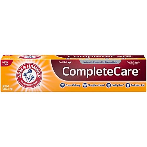 Arm & Hammer Complete Care Toothpaste, 6 oz (Pack of 12) (Packaging May Vary)