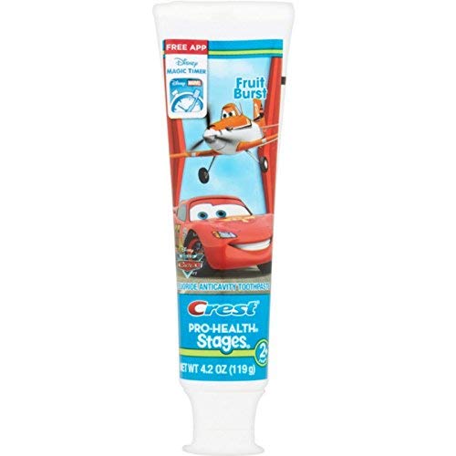 Oral-B Stages The World of Cars Toothpaste Fruit Burst 4.20 oz (Pack of 8)