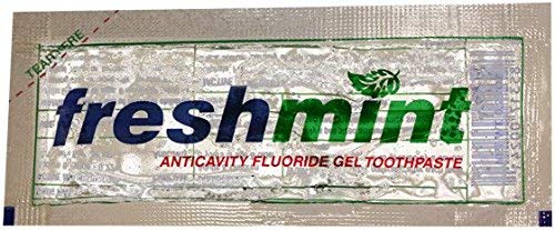 Wholesale Freshmint Clear Gel Toothpaste-packet 500 / CS(500x$0.12)