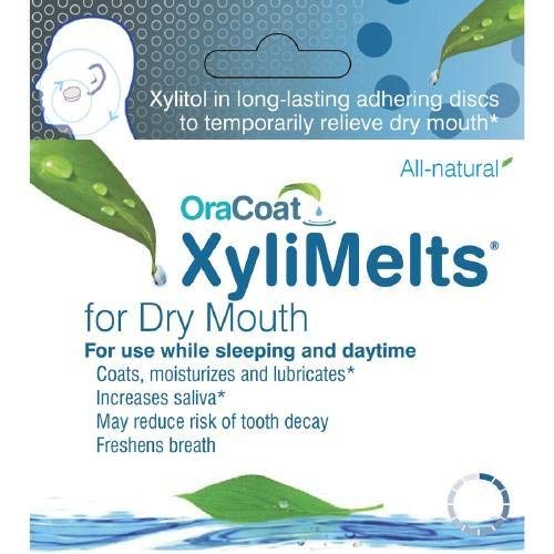 XyliMelts Discs for Dry Mouth, Mild Mint 80 ea (2 PACK)