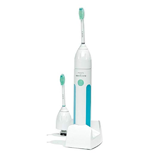 Philips Sonicare Essence Rechargeable Electric Sonic Toothbrush with Bonus Brush Head