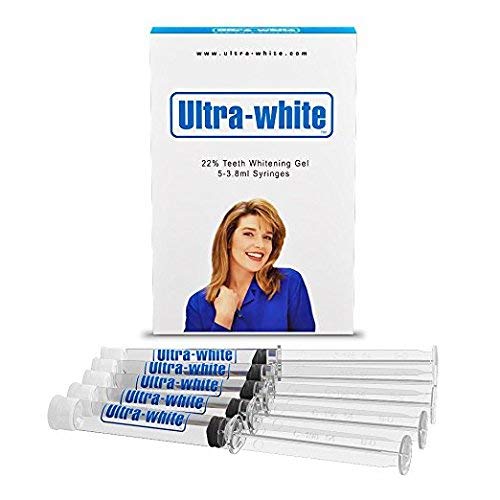 Ultra White 22% Teeth Whitening Gel Large 5 Tubes 3.8 ml of Gel