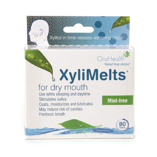 XyliMelts Discs for Dry Mouth, Mint Free 80 ea (Pack of 2)