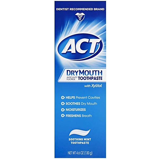 Act Toothpaste Dry Mouth Size 4.6 Act Toothpaste Dry Mouth 4.6z