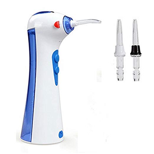 Oral Irrigator,Fencia Rechargeable Water Flosser Water Pick Waterproof Tooth SPA Shower USB Teeth Cleaning Water Jet Teeth Pick Cleaner with High Capacity Water Tank Dental Oral Hygiene Product