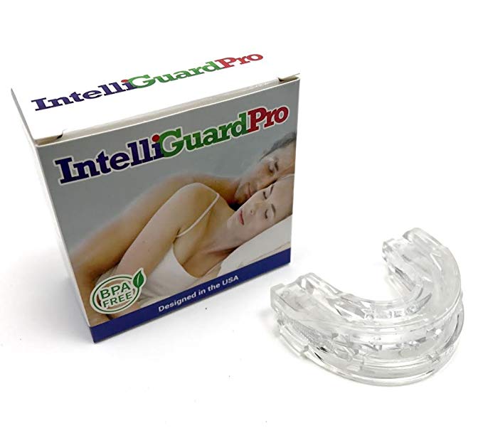 Bite Guard Intelliguard Pro Bruxism Mouthpiece Adjustable Night Guard Sleep Aid Sleep Eliminator