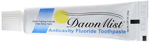 Anticavity Flouride Toothpaste - 0.85 Ounce Tube - Bulk Pack 144 tubes