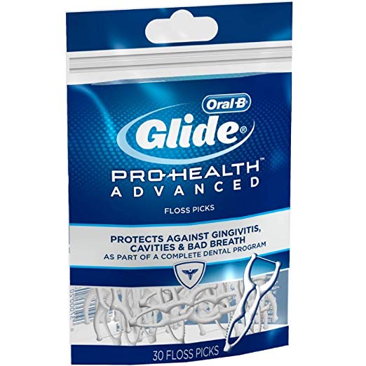 Glide Pro-Health Advanced Floss Picks 30 Ea (Pack of 24)