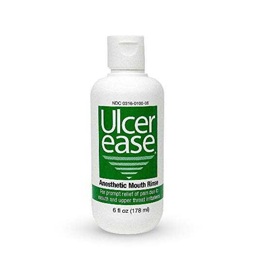 Ulcer Ease Medicated Mouth Rinse 6 oz (Pack of 4)