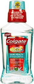 Colgate Total Gum Health Antiplaque Mouthwash, Clean Mint 8.40 oz (Pack of 3)