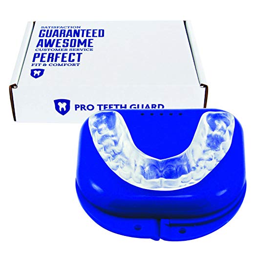 Custom Dental Night Guard for Teeth Grinding - Pro Teeth Guard. 110% Money Back Guarantee. Size: Adult-Male.