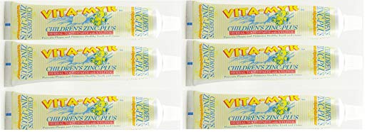 6 Pack VITA-MYR Children’s Xylitol Orange Natural Toothpaste 5.4 Oz - Gluten Free, Vegan, No Sugar, Fluoride or Aspartame (SLS) & No SLS, No Saccharin, w/ Xylitol & Natural Orange Flavor