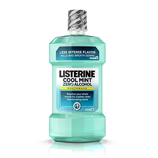 Listerine Zero Mouthwash Clean Mint 1500 mL (Pack of 3)