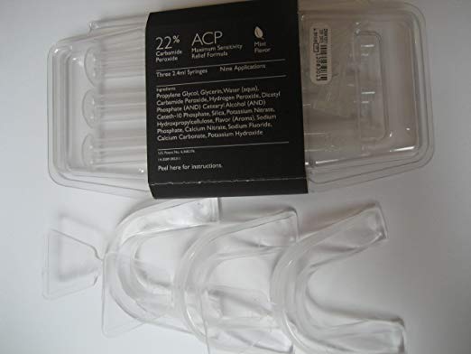 NiteWhite Zoom 22% Mint Three Syringes 2.4 ml with Three Theromform Trays