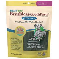 Breathless Brushless Toothpaste For Dogs, 18 Oz, Large by Ark Naturals (Pack of 3)