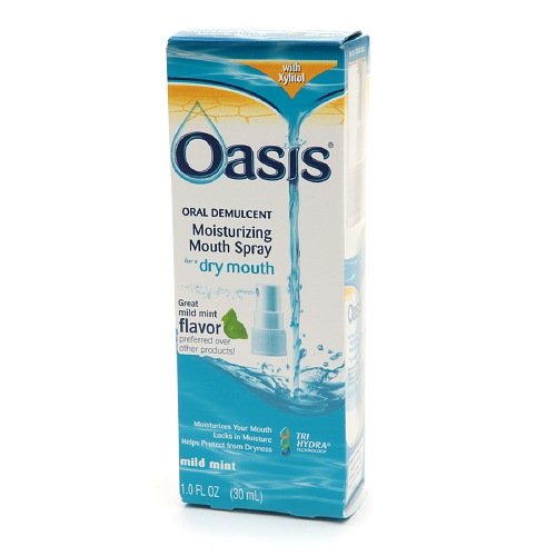 Oasis Moisturizing Mouth Spray Mild Mint 1 oz (Pack of 6)