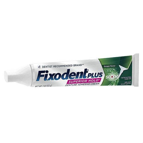 Fixodent Plus Scope Flavor 2 Oz (Pack of 8)