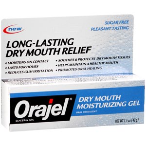 Special Sale pack of 6 ORAJEL DRY MOUTH GEL 7895 1.5 oz