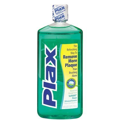 Plax Advanced Formula Anti-Plaque Dental Rinse-Soft Mint-24 oz (Pack of 5)