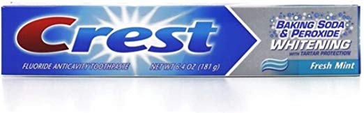 Crest Bspx Whitening6.4 Size 6.4z Crest Baking Soda & Peroxide Whitening Fresh Mint 6.4z