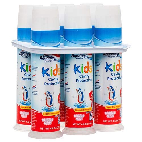 Aquafresh Kids Cavity Protection Toothpaste 4.6oz (24 Pack)