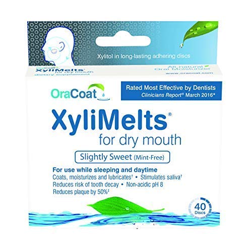 XyliMelts for Dry Mouth, Mint-Free (240 Discs) by ORAHEALTH