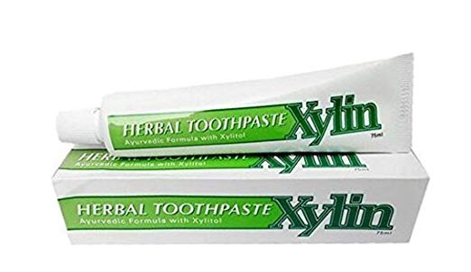 Special Promotion : 24 box Xylin Hebal Toothpaste ( 75 ml each ) : Promotes Stronger teeth and Healthier gums with an exclusive blend of Ayurvedic herbs and anti-cavity Xylitol