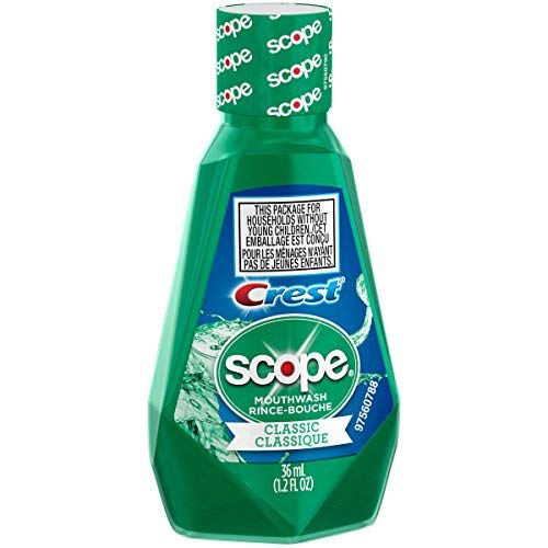 Scope Mint Flavor Mouthwash 1.2 Ounces Bottle (Case of 180)