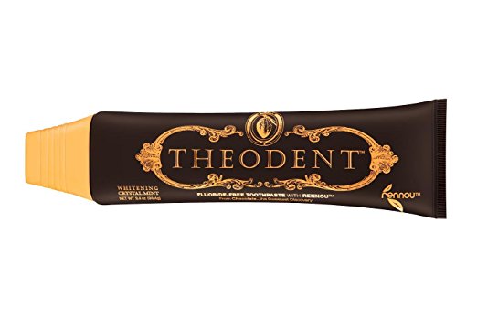 THEODENT CLASSIC with Rennou®: Whitening Crystal Mint - Fluoride-Free Toothpaste Rebuilds, Hardens, and Strengthens Enamel to Reduce Sensitivity by Repairing Enamel