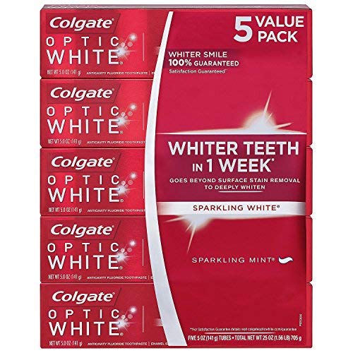 Colgate 846162 Optic White 5 Pk/ 5 oz, Shape