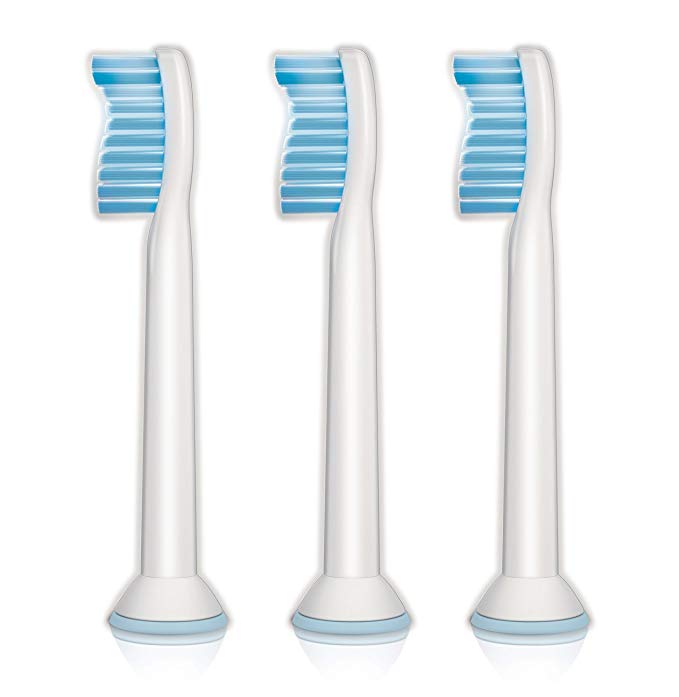 Philips Sonicare Sensitive Replacement Toothbrush Heads for Sensitive Teeth (HX6053/64)