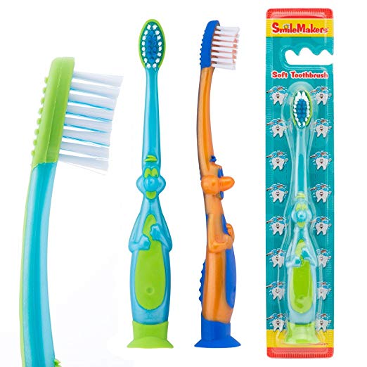 SmileCare Toddler 3-D Dinosaur Toothbrushes - Dental Hygiene Products - 48 per Pack