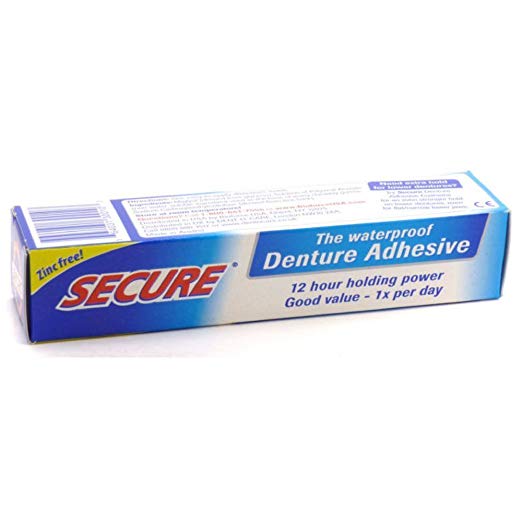 DenTek Secure Denture Bonding Cream 1.4 oz by Bioforce USA/1.4 oz. (Multi-Pack)