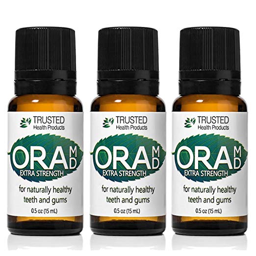 OraMD Extra Strength – Best Mouthwash – Superior Toothpaste and Mouthwash Alternative – 100% Pure Essential Oils – Dentist Recommended for Over 15 Years – Alcohol Free Mouthwash