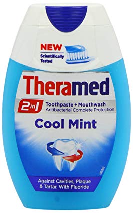 Thermamed 2in1 12hr Active Toothpaste + Mouthwash Cool Mint 75ml