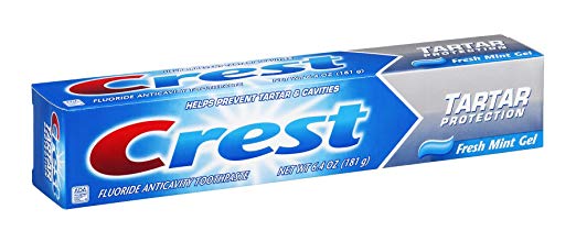 Crest Tartar Protection Toothpaste, Fresh Mint Gel 6.4 oz (Pack of 12)