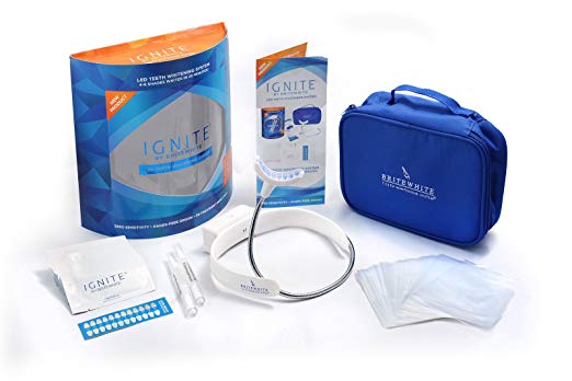 IGNITE LED Teeth Whitening Kit, Sensitive Teeth Whitening System, Hands-Free Design