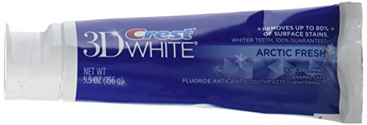 Crest 3d White Arctic Fresh Icy Cool Mint Flavor Whitening Toothpaste 5.5 Ounce (Pack of 3)