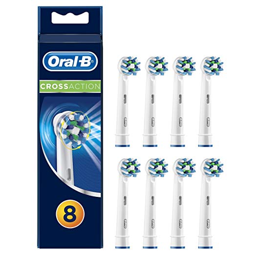 CrossAction by Oral-B Replacement Heads 8 Pack