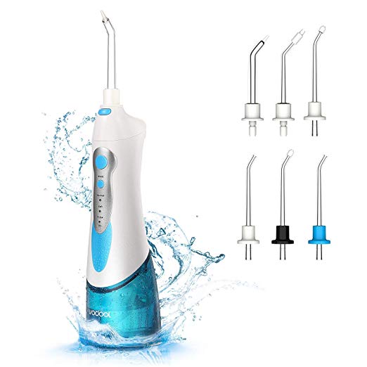 Water Flosser, Portable Oral Irrigator Rechargeable Dental Flosser IPX7 Waterproof 3-Mode Dental Care Waterjet