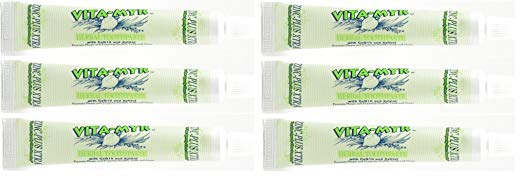 6 Pack VITAMYR Herbal Zinc+ XTRA Natural Toothpaste w/ Xylitol & Co Q 10- Safe & Effective 5.4 Oz - No Sugar, No Fluoride, No SLS, No Aspartame, No Saccharin, Low-Abrasive, Gluten Free & Vegan