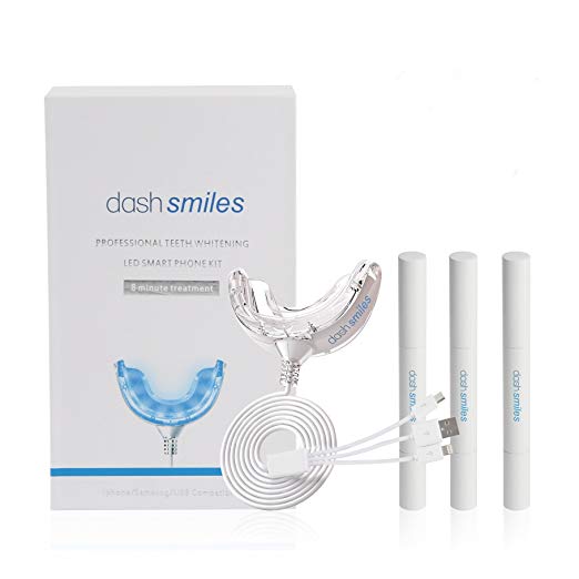 Dash Smiles PRO Teeth Whitening Phone Light Kit 3 x GELS