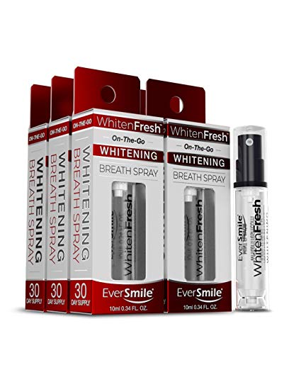 EverSmile WhitenFresh On-The-Go Teeth Whitening & Breath Freshening Spray (6 Pack)