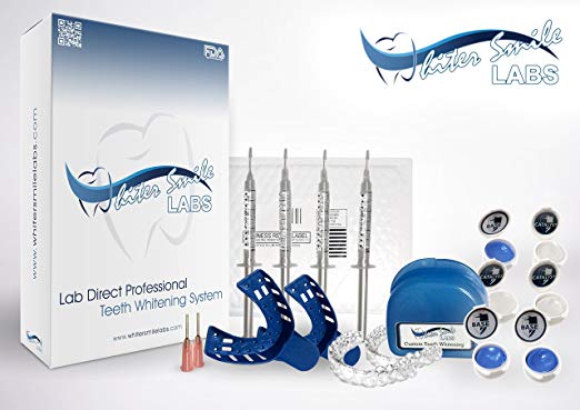 Best Quality Custom Made Teeth Whitening Trays. Full Kit With 38% High Intensity, Sensitivity Free, Teeth Whitening Gel. Best Teeth Whitening Kit On Amazon..Fastest Tooth Whitening Results .Direct From Our FDA Certified Dental Lab, Custom Made/Fitted Upper And Lower Bleaching Trays, USA MADE. Same Trays And Gel Your Dentist sells For Over $400+. Buy Direct And Save. 100% satisfaction Guarantee. Our Dental Lab Made Kit Is Not Comparable To Cheap $20-$30 Kits, That Are Imported From China. They Are Not Regulated. Read About us... Whiter Smile Labs, Teeth Whitening Specialists.