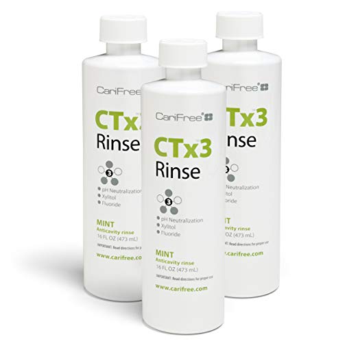 CariFree CTx3 Fluoride Rinse (Grape, 3-Pack)