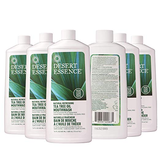 Natural Tea Tree Oil Mouthwash(6pk) - 16 fl oz