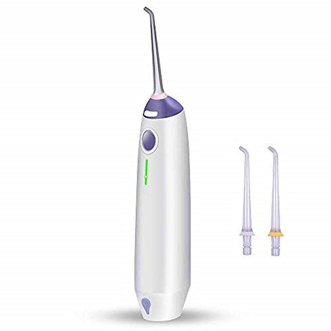 Cordless Water Flosser Oral Irrigator, USB Chargeable Portable Dental Water Jet With 3 Jet Tips For Braces and Teeth Whitening,Travel and Home