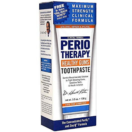 Dr. Katz Perio Therapy Gum Care Gel Toothpaste 3.50 ounce (Pack of 5)